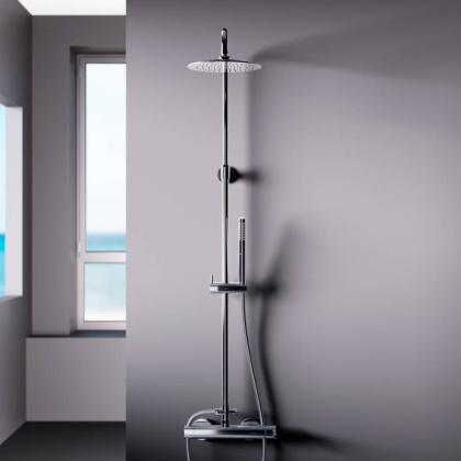 936710000 Scandinavian Pure душевая система с душевым смесителем, хром