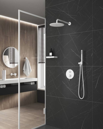 Душевая система Timo Saona SX-2369/16SM скрытого монтажа, белый матовый Душевая система Timo Saona SX-2369/16SM скрытого монтажа, белый матовый
