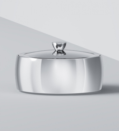 Шкатулка для украшений Sensation маленькая, 9,3х5,2х9,3 см, хром, A3021000