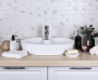 Керамическая мозаика, Hexagon Small Carrara Matt 51x59, Geometry