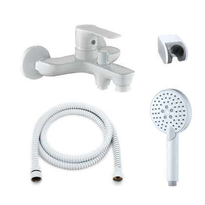 Смеситель для ванны/душа Orange Aristo M19-300w с душевым набором