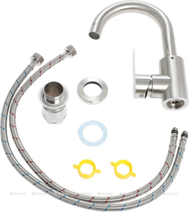 Смеситель для раковины Orange Steel M99-011ni никель