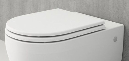 Крышка-сиденье с микролифтом цвет матовый белый, A0320-002, шт