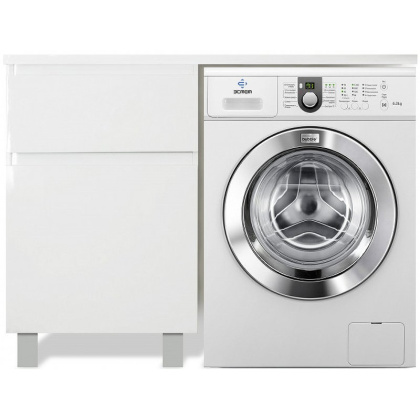 Комплект мебели Dallas Luxe 1100х482 левосторонний напольный 2 ящика (ШхГхВ) 448х476х860 Комплект мебели Dallas Luxe 1100х482 левосторонний напольный 2 ящика (ШхГхВ) 448х476х860