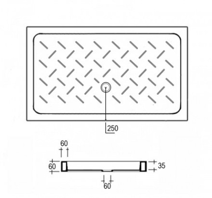 Душевой поддон RGW CR-097 72 x 90 см, прямоугольный, керамический, белый, 19170379-01 Душевой поддон RGW CR-097 72 x 90 см, прямоугольный, керамический, белый, 19170379-01