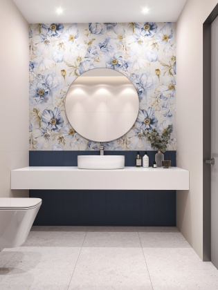 Плитка Elite Bluebell Decor A+B 60x120 Matt 2 шт в комплекте (1 уп=1,44 М2)