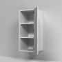 Шкаф с полками универсальный, 90х40х35 см, белый, M8FCH04029WM