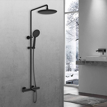 Душевая стойка Desire VSFS-1D1TMB термостатическая, черный Душевая стойка Desire VSFS-1D1TMB термостатическая, черный