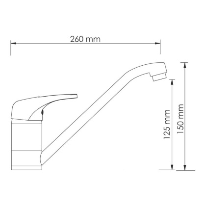 Oder 6307 Смеситель для кухни Wasserkraft Oder 6307 Смеситель для кухни Wasserkraft