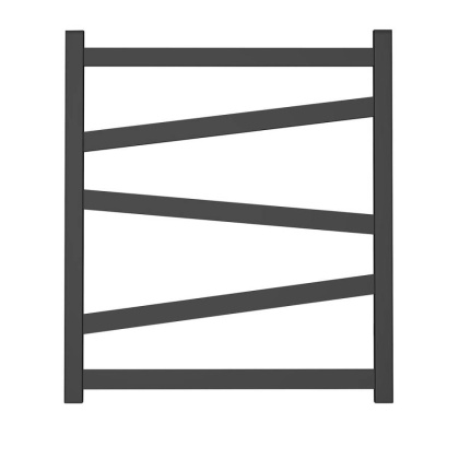 Полотенцесушитель водяной Point Феникс PN15156B П5 500x600, черный Полотенцесушитель водяной Point Феникс PN15156B П5 500x600, черный