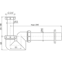 Сифон для умывальника и биде DN40 пластик