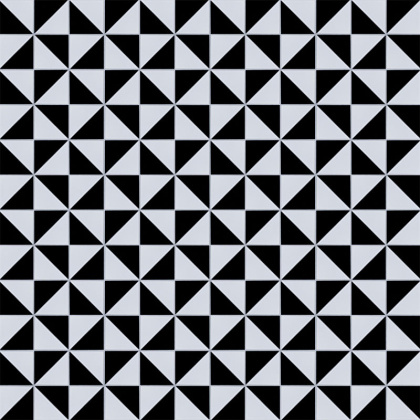 Керамическая мозаика Triangolo Chess Matt, Geometry