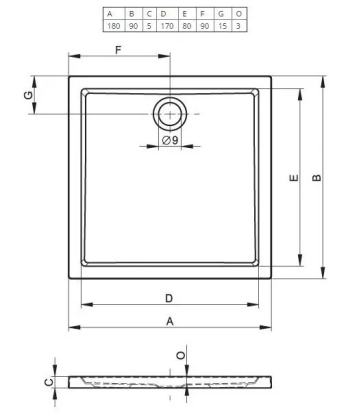 Акриловый душевой поддон Riho Zurich 276 180x90 белый DA8400500000000 Акриловый душевой поддон Riho Zurich 276 180x90 белый DA8400500000000