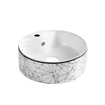 Умывальник накладной, круглый Point Виктория 41, PN43065WB Умывальник накладной, круглый Point Виктория 41, PN43065WB