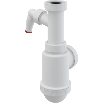 Сифон для мойки с накидной гайкой 6/4" и штуцером Сифон для мойки с накидной гайкой 6/4" и штуцером