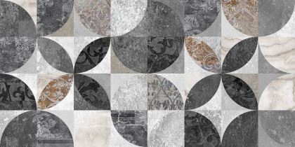 Плитка настенная 34085 Focus серый узор 25*50 (12шт/1,5м2),м2