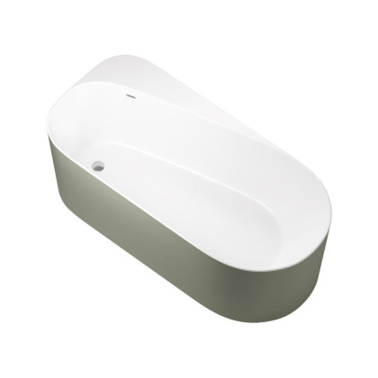 Акриловая ванна Allen Brau Priority 170x80 2.31001.21/CGM белый матовый /цементно-серый, шт Акриловая ванна Allen Brau Priority 170x80 2.31001.21/CGM белый матовый /цементно-серый, шт