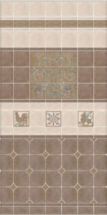 Декор HGD\A98\17000 Виченца 15*15*6,9 (1уп/38шт), шт