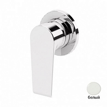 NAUTIC-DIM-BIO Встраиваемый однорычажный смеситель для душа, исполнение белый матовый