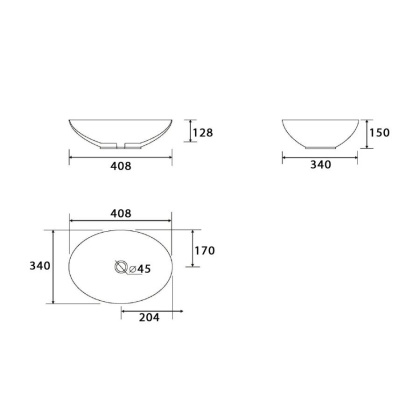 Умывальник Point Сатурн 41 PN43902 овальный, белый Умывальник Point Сатурн 41 PN43902 овальный, белый