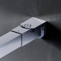 W84WI-80-F1-MTE Душевая перегородка Func 80x200, стекло прозр. 8 мм + покрытие, профиль мат хром