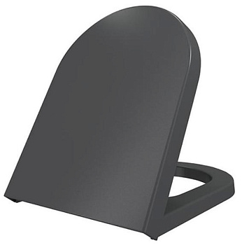 Сиденье с крышкой Taormina/Jet Flush/Parma, плавн. опус, дюр, антрацит, арт. A0300-020 (A0301-020), шт