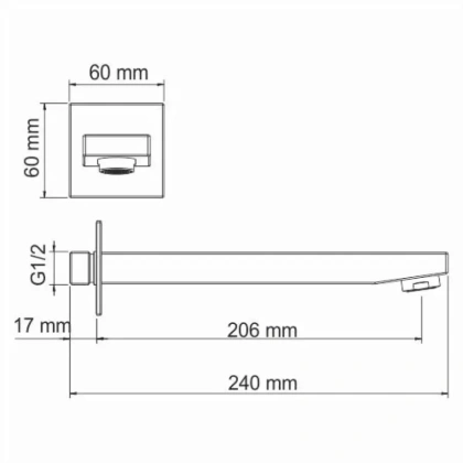 A7458.219.162.302.240.217.220 Thermo Встраиваемый комплект для ванны A7458.219.162.302.240.217.220 Thermo Встраиваемый комплект для ванны