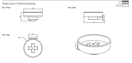 Мыльница в комплекте с креплением  Livorno хром 3014-0002, шт Мыльница в комплекте с креплением  Livorno хром 3014-0002, шт