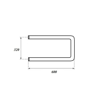 Полотенцесушитель водяной Point PN35336 320x600 П-образный (1"), хром Полотенцесушитель водяной Point PN35336 320x600 П-образный (1"), хром