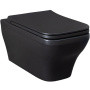 Чаша подвесного унитаза Allen Brau Infinity 4.21011.31 черный матовый Чаша подвесного унитаза Allen Brau Infinity 4.21011.31 черный матовый