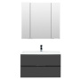Мебель для ванной Aquanet Алвита 90 серый антрацит Мебель для ванной Aquanet Алвита 90 серый антрацит