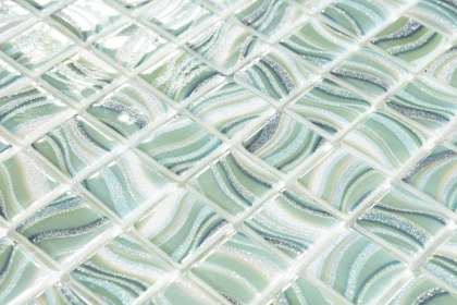 Стеклянная мозаика, 7806 Glitter Jade 25x25, Glitter Стеклянная мозаика, 7806 Glitter Jade 25x25, Glitter