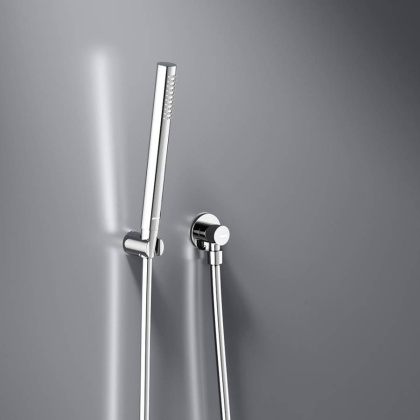 936510000 Scandinavian Pure встраиваемая душевая система с ванно-душевым смесителем и изливом, хром