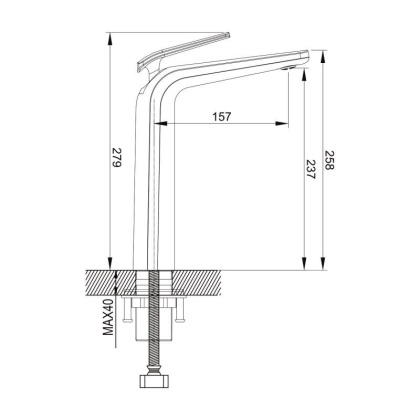 Смеситель для раковины ROSE R39C R3911C