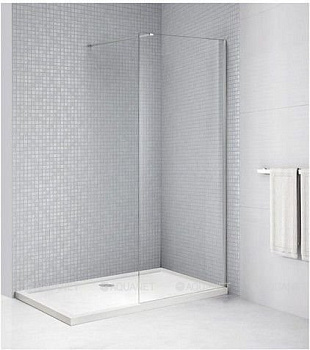 LIBERTA-L-1-90-C-Cr Душевая перегородка с односторонним входом 900x1950 мм