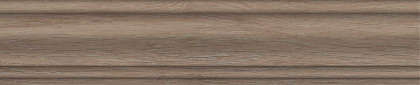 Плинтус Тровазо бежевый тёмный матовый 39,8x8x1,55
