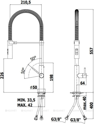Смеситель для кухни Paffoni Chef CH179CR Смеситель для кухни Paffoni Chef CH179CR