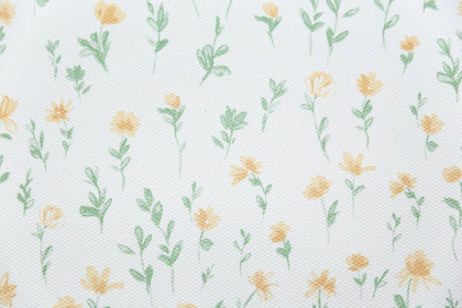 Обои виниловые Уик-энд мотив, жёлто-зелёный цветы