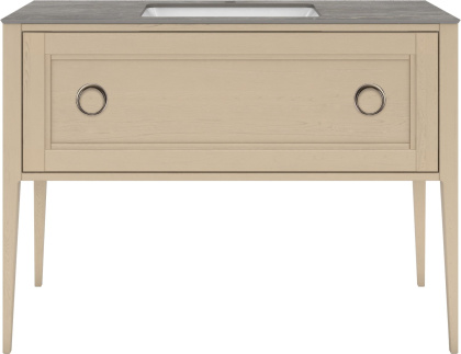 Тумба PLAZA Classic Neo напольная с ящиком 120, капучино матовая PL.CN.120.1\CAP.M