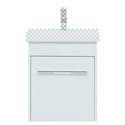 Тумба под раковину Aquanet Августа 50 (Moduo Slim) белый (ручки хром) Тумба под раковину Aquanet Августа 50 (Moduo Slim) белый (ручки хром)