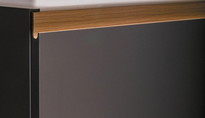 Тумба CAPOLDA 85 антрацит 849-085-A Boheme