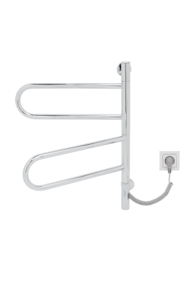 Полотенцесушитель электрический Vincea VTD-1R1CE 44x60, хром, таймер Полотенцесушитель электрический Vincea VTD-1R1CE 44x60, хром, таймер