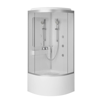 Душевая гидромассажная кабина Am.Pm, 90х90, на высоком поддоне