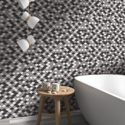 Стеклянная мозаика, BLACK MIX, Soul