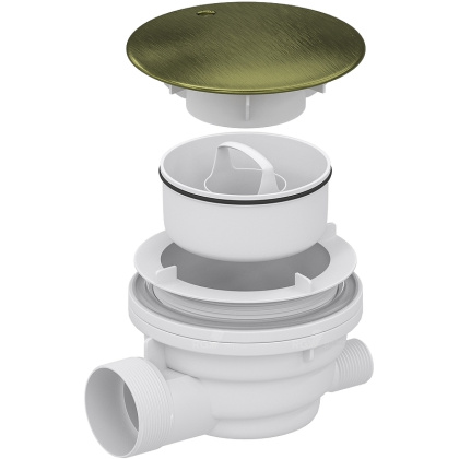 Сифон для душевого поддона RGW Velplex QYD-01 18241101-08 Бронза Сифон для душевого поддона RGW Velplex QYD-01 18241101-08 Бронза