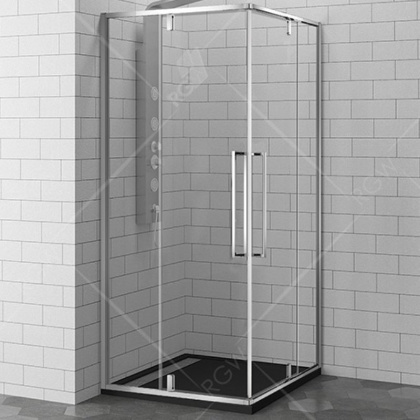 Душевой уголок RGW Stilvoll SV-33 80х80 06323388-11 профиль Хром стекло прозрачное