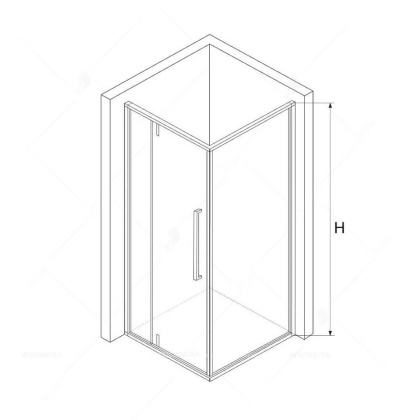 Душевой уголок RGW SV-44B (SV-03B + Z-050-3B) 06324429-014 Душевой уголок RGW SV-44B (SV-03B + Z-050-3B) 06324429-014