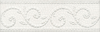 Бордюр HGD\A127\12103R Борсари орнамент обрезной 25*8*9 (1уп/28шт), шт