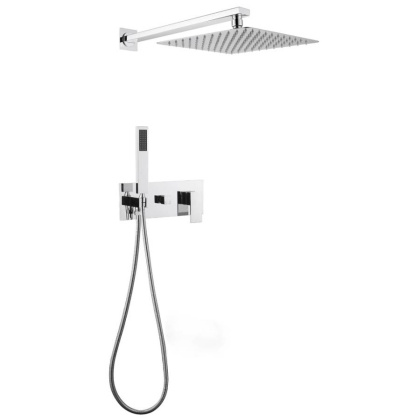 Душевая система ABBER Daheim AF8218 скрытого монтажа без излива, хром Душевая система ABBER Daheim AF8218 скрытого монтажа без излива, хром