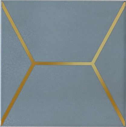 Декор OP\Е181\17067 Витраж голубой 15*15*6.9 (уп\38шт), шт